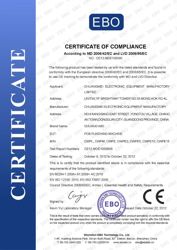 CERTIFICADO de PWB que perfora machine-CE12-MDE100090.jpg